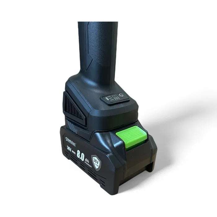 АКУМУЛАТОРЕН ЪГЛОШЛАЙФ 36V 8,0AH STAHLMAYER-BLACK PRO