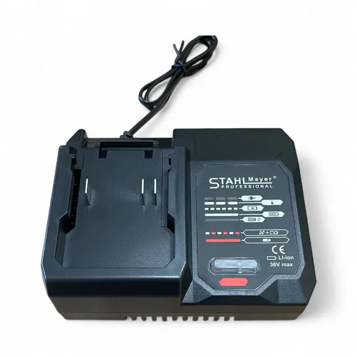 АКУМУЛАТОРЕН ЪГЛОШЛАЙФ 36V 8,0AH STAHLMAYER-BLACK PRO