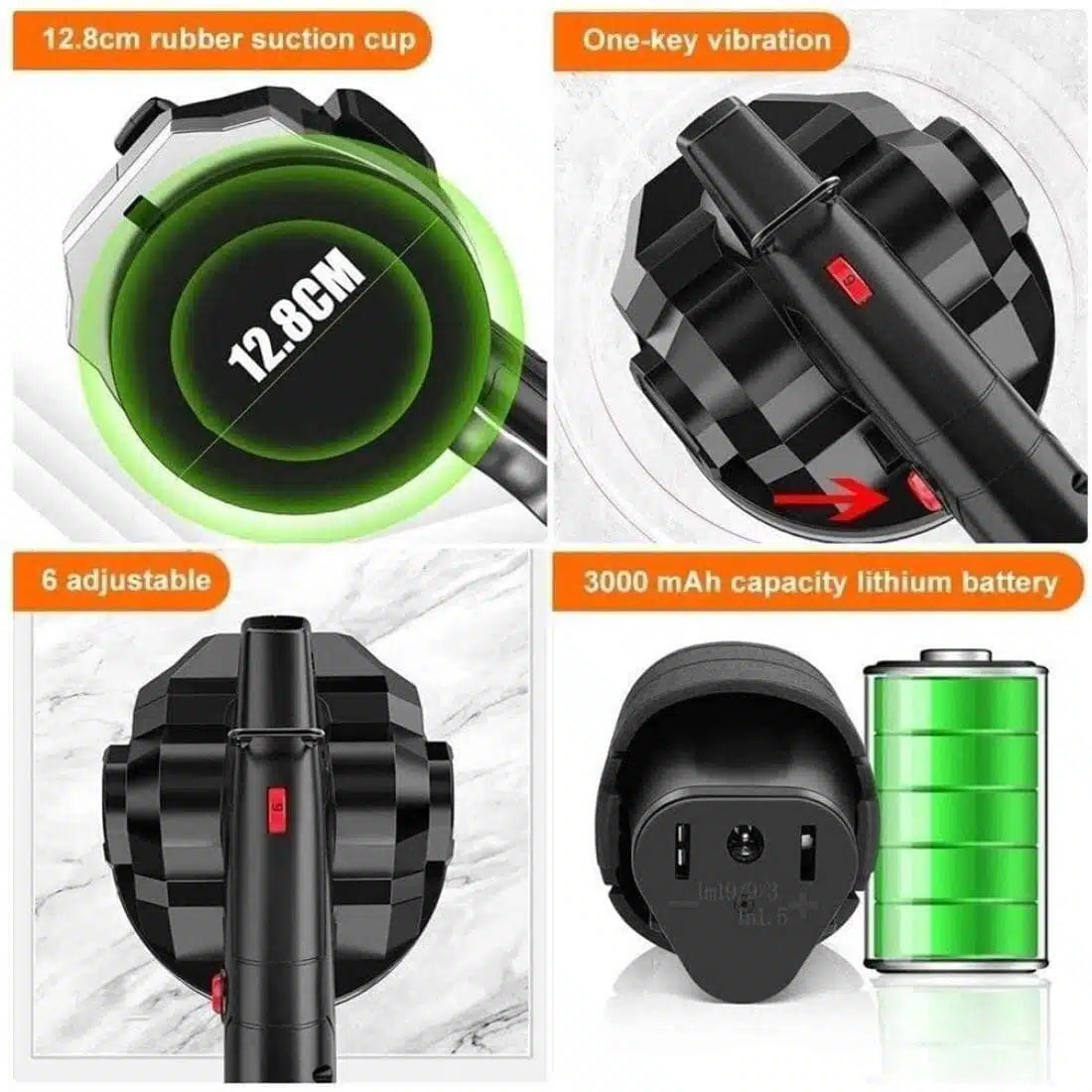 Акумулаторна Вендуза за Плочки с 2 Батерии Зарядно и Куфар