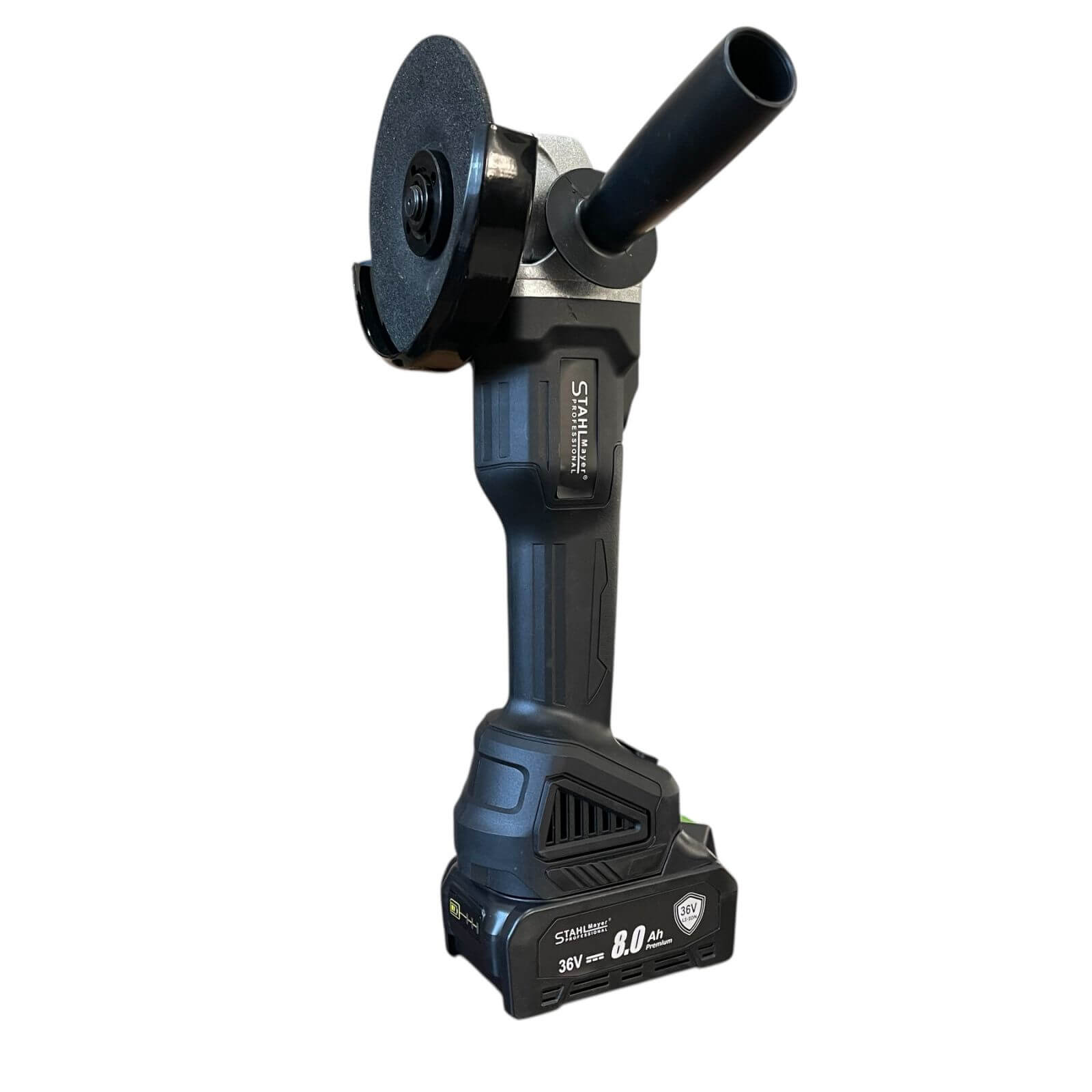 Комплект акумулаторен ъглошлайф и гайковерт 36V 8Ah StahlMayer BLACK PRO